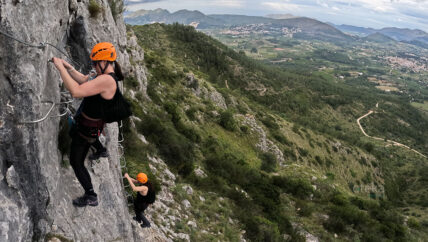 via ferrata rapel marina alta