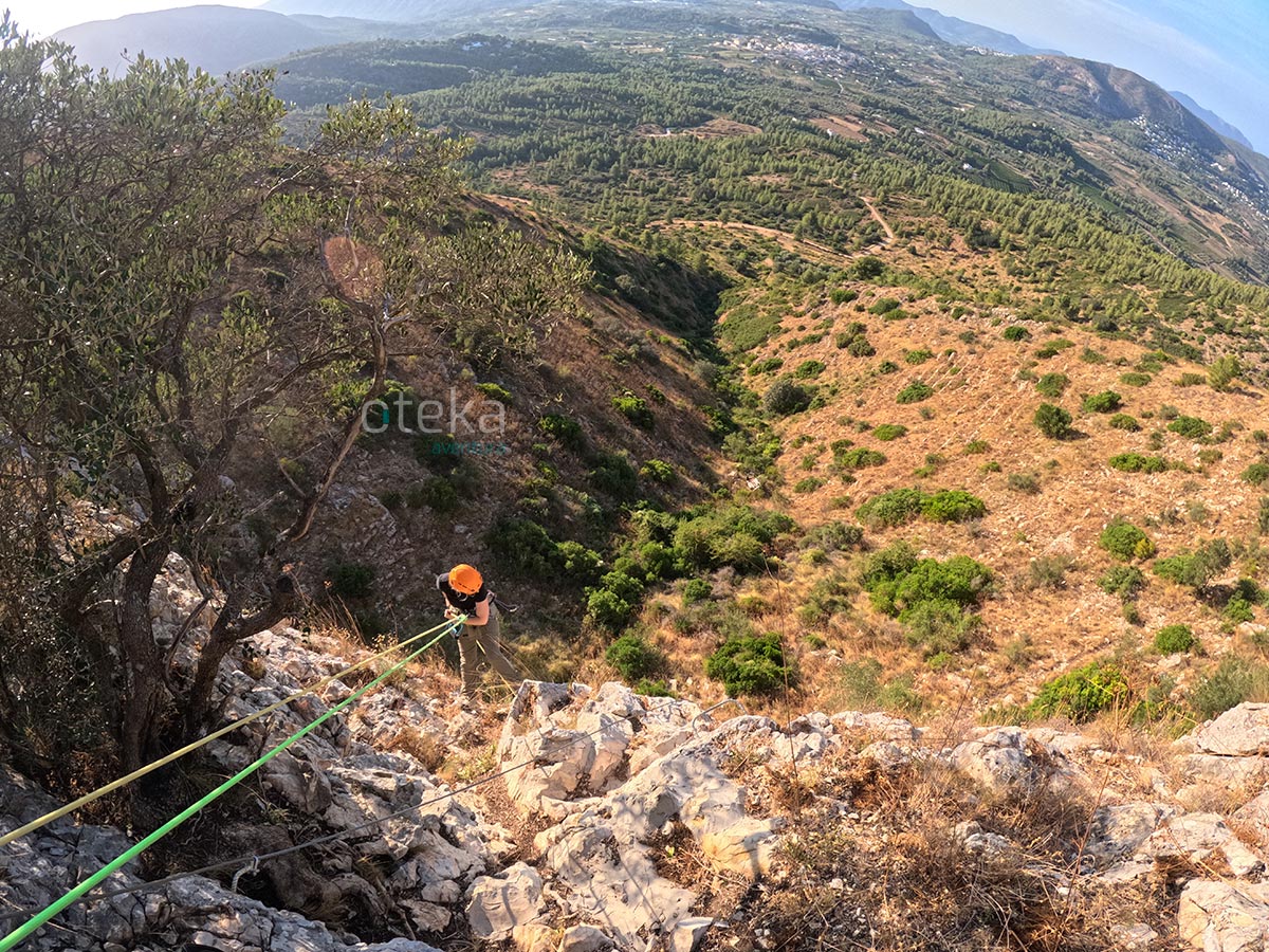 via ferrata + rapel en denia